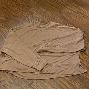 Brown Long Sleeve Top